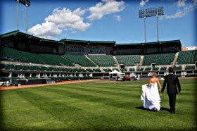 Getting married at Telus Field