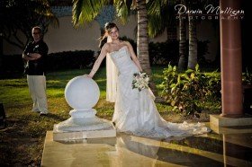 Cuba destination wedding photograph of bride and groom