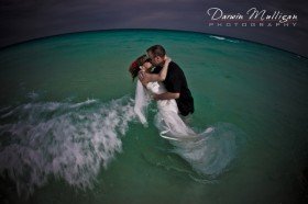 Cuba destination wedding, trash the dress