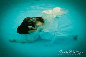 trash the dress, swimming pool at Melia Las Dunas, Cuba destination wedding