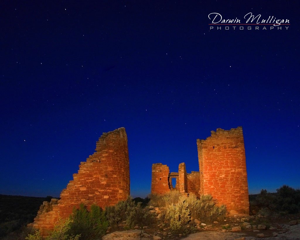 LStar points at Hovenweep National Monument, Colorado,Utah