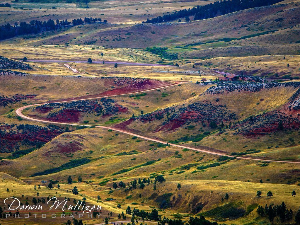 Meandering-Road-through-Bighorn-National-Forest-Wyoming