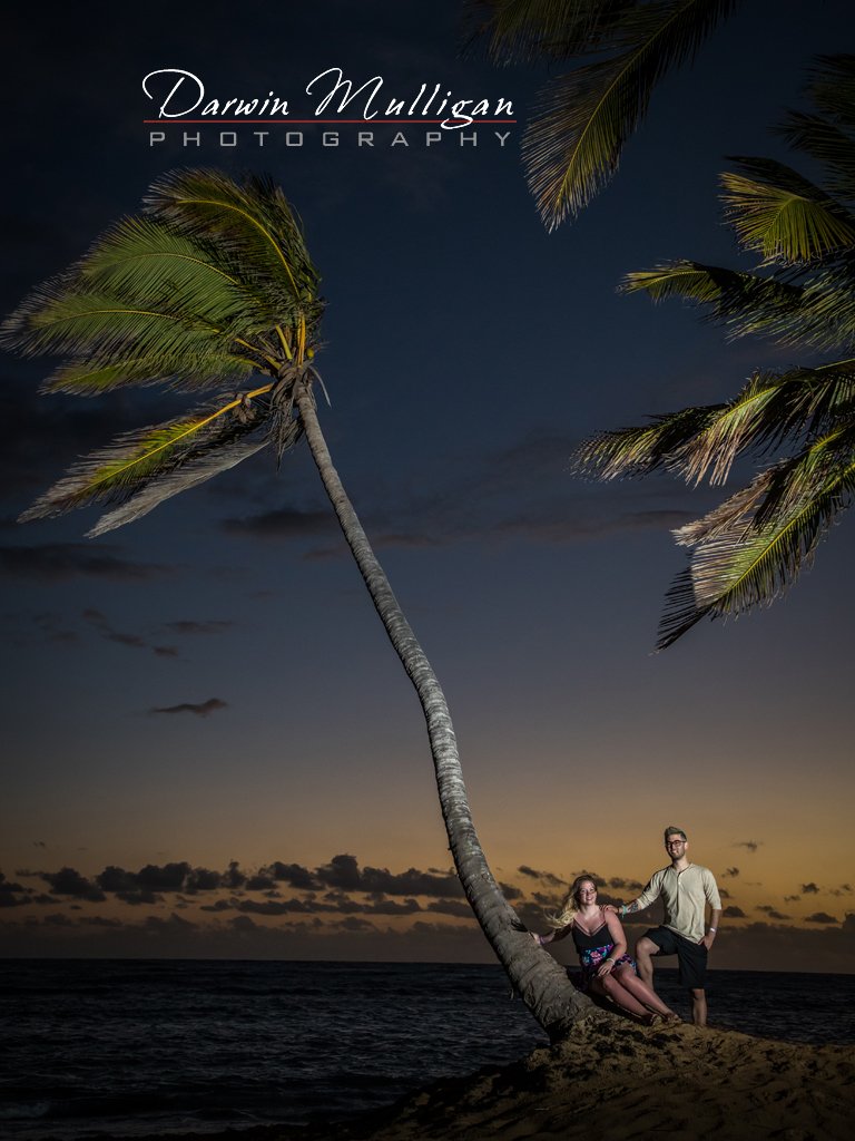 couples portrait on location Punta Cana Dominican Republic