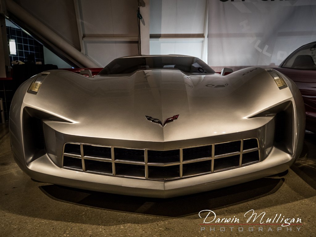 Sideswipe concept Corvette from Transformers Movie National Corvette Museum